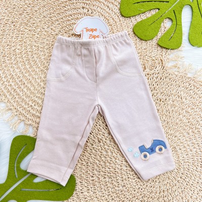 Kit 3 Calças - Um, Dois, Três e Já! - Azul Bebê, Off White e Areia